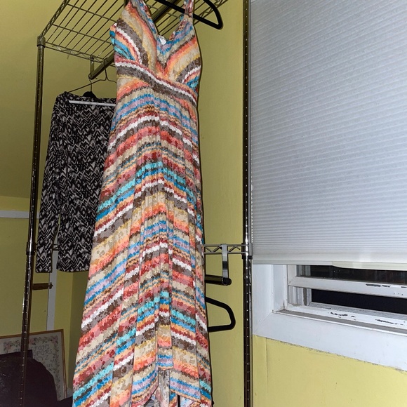 Boho maxi dress multi colored - Picture 1 of 2